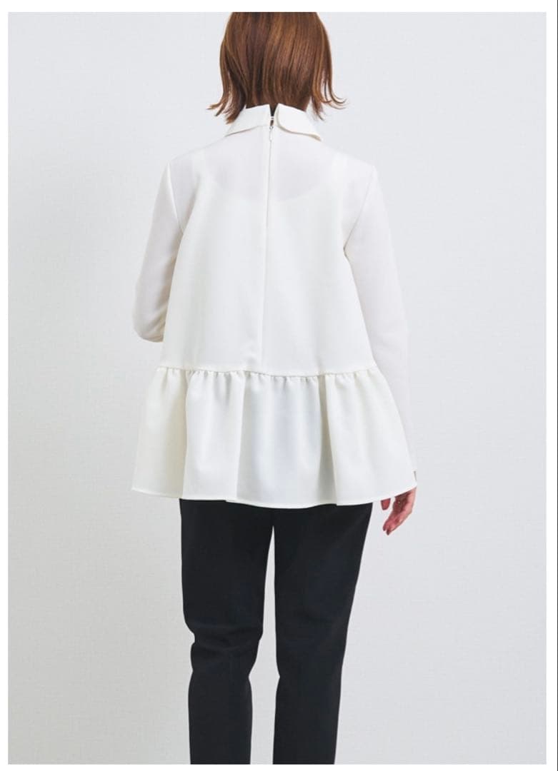 yori ラウンドカラードレスブラウス 34