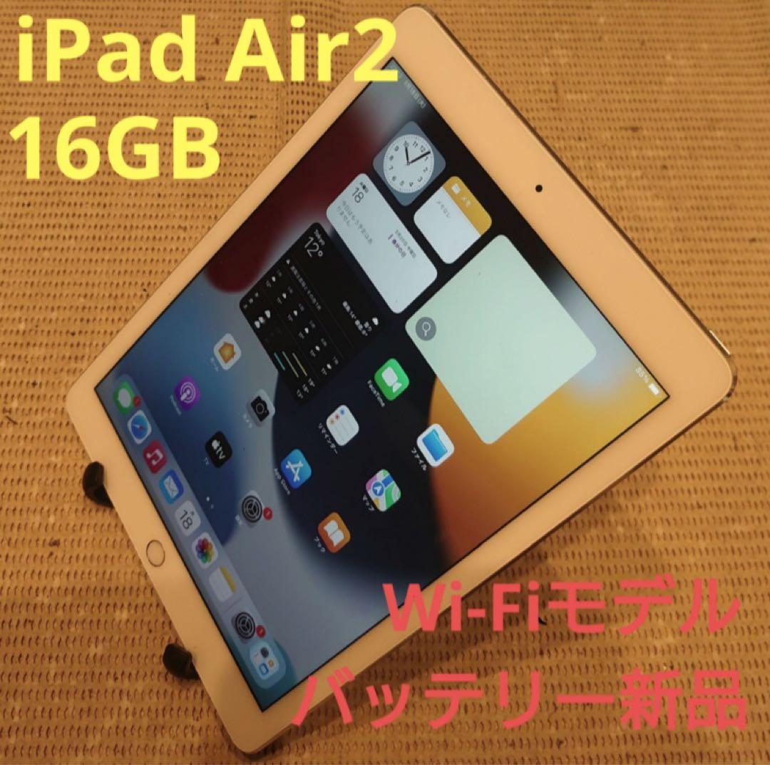 RG5VT 完動品iPad Air2(A1566)本体16GBシルバー送料込