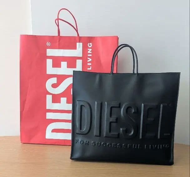 DIESEL　ディーゼル ブラック トートバッグ