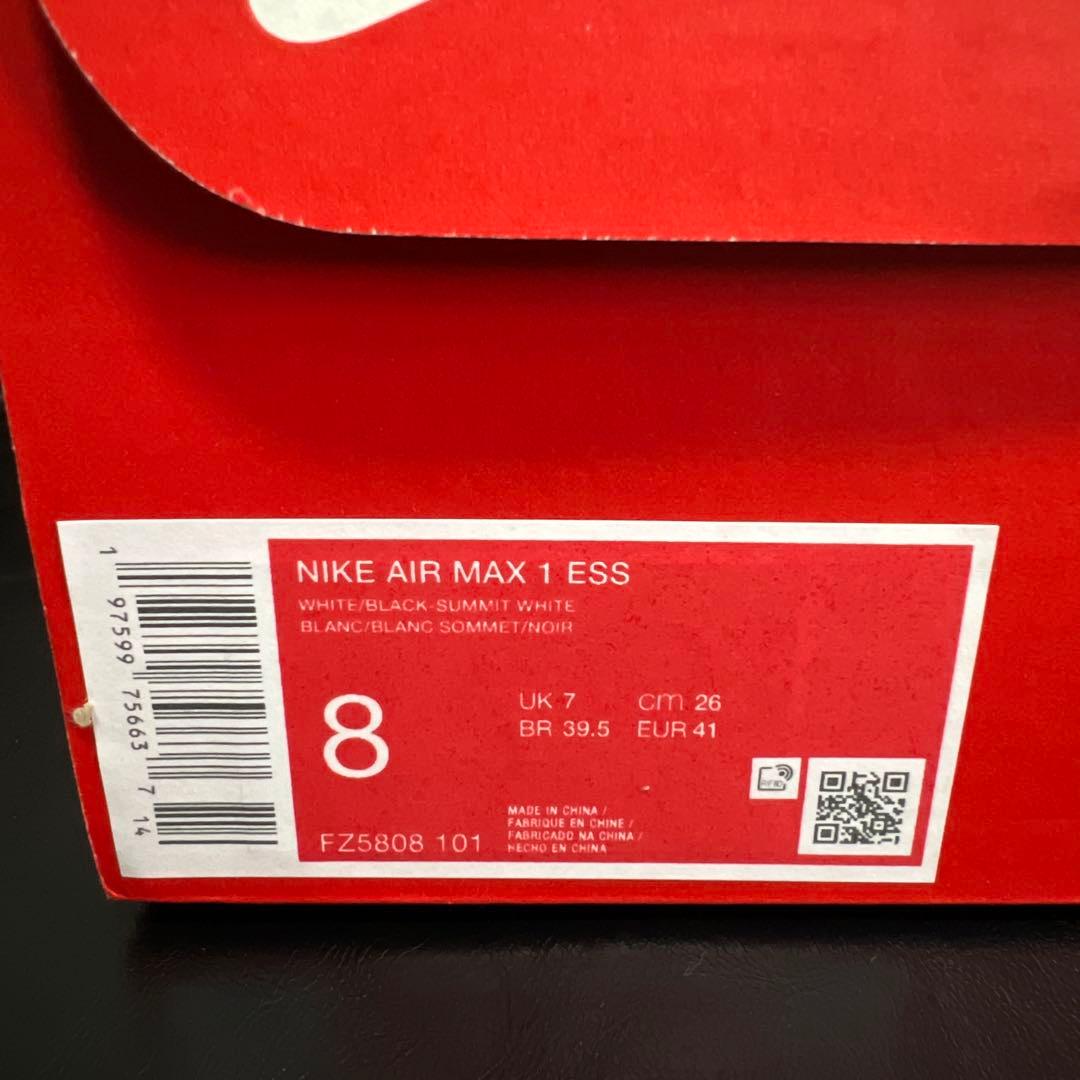 靴 NIKE Air Max 1 ESS Summit White