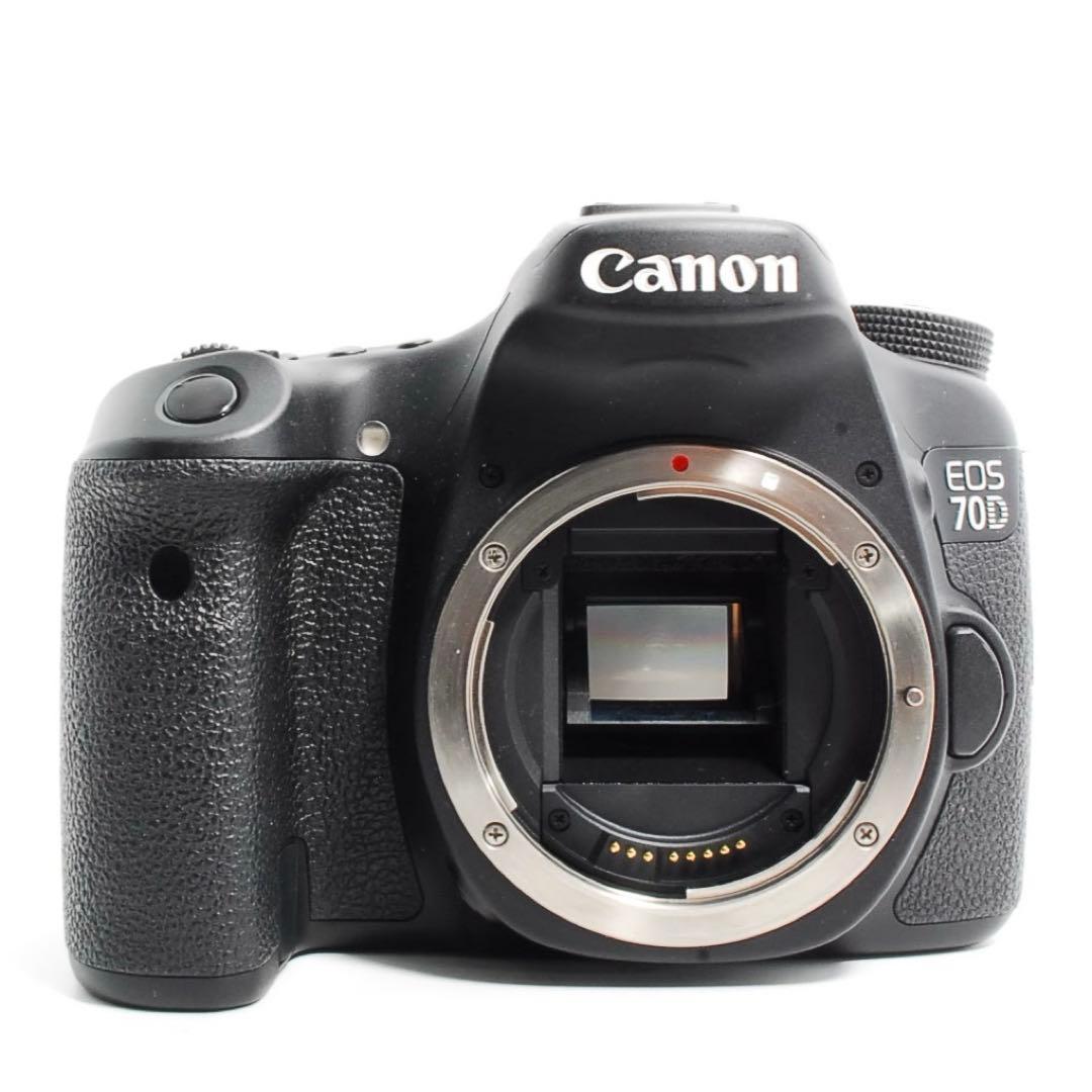 Canon EOS 70D✨Wi-Fi 液晶反転不可　一眼レフカメラ　Wレンズ