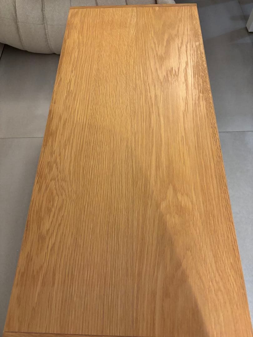 k*i様 無印良品 スチールユニットシェルフ用ボックスガラス引き戸 オーク材