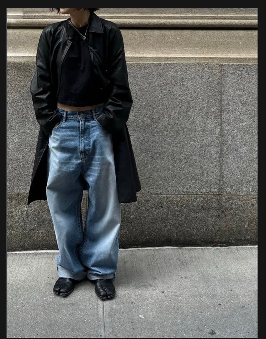 ok.soon original wide denim blue サイズ1