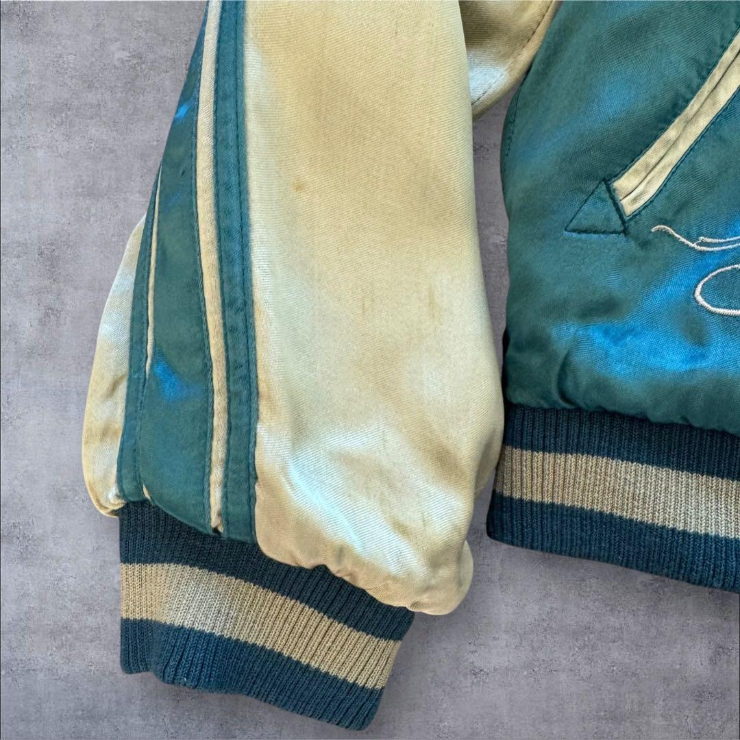 花旅楽団　リバーシブルスカジャン　風神雷神　SCRIPT レーヨン　和柄