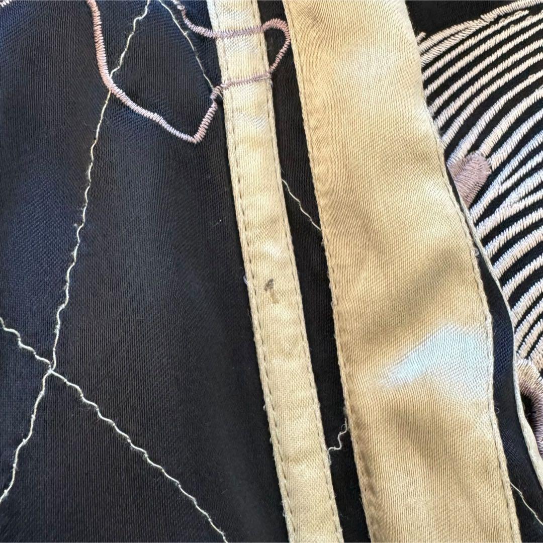 花旅楽団　リバーシブルスカジャン　風神雷神　SCRIPT レーヨン　和柄