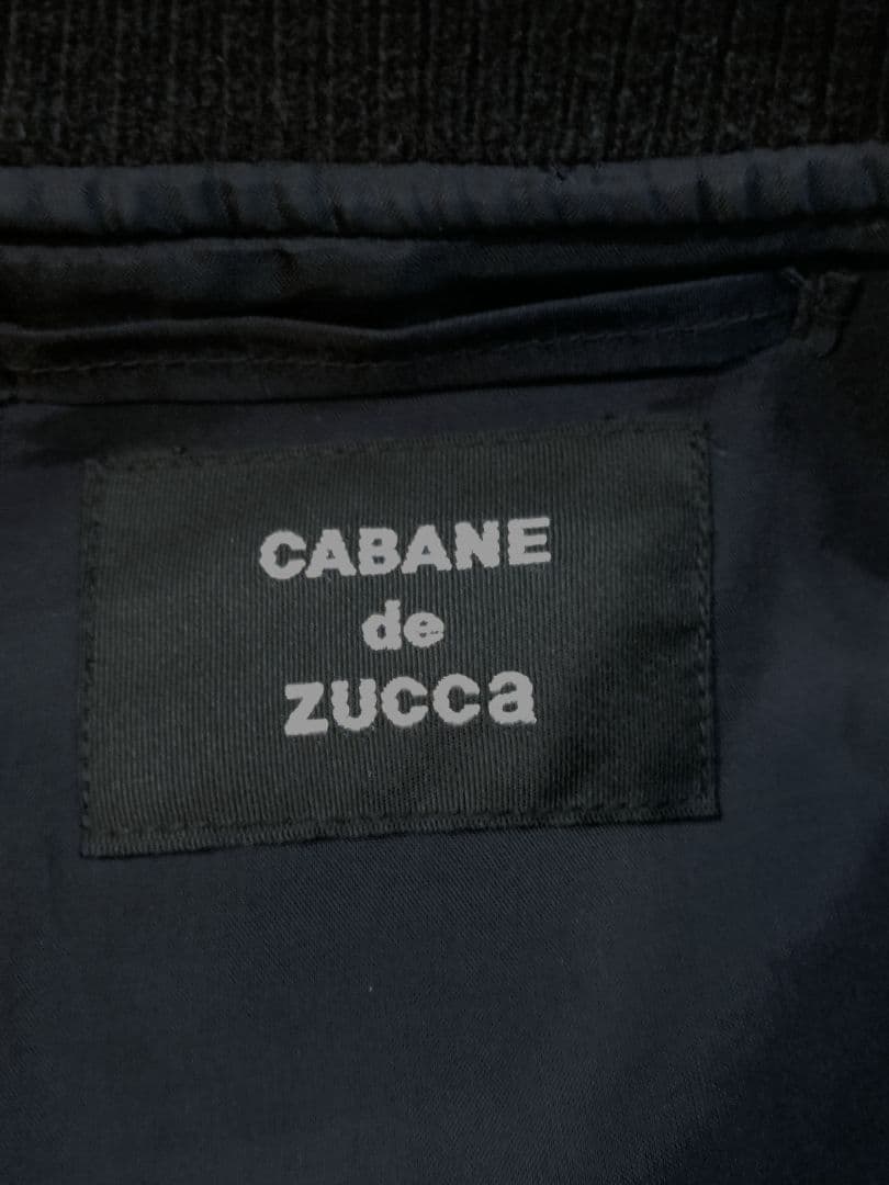 名作 CABANE de ZUCCa ズッカ ウール ジャケット スタジャン