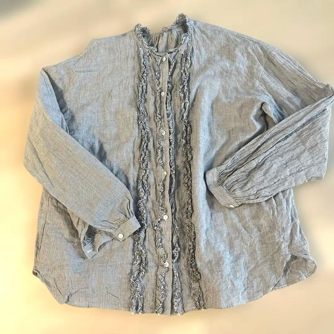 25SSシャーリング フリルブラウス journal standard luxe