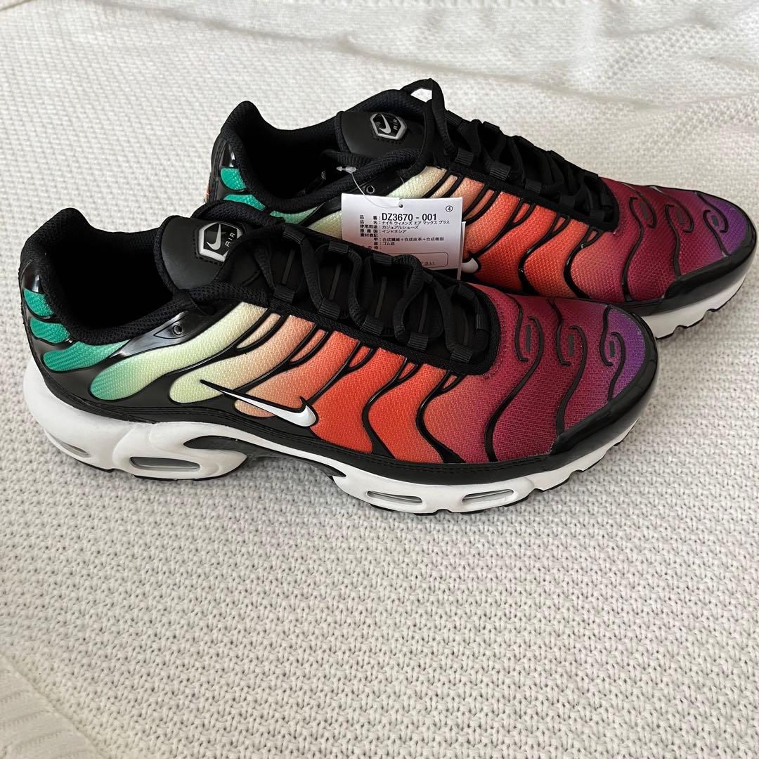 【新品未使用】 ナイキ エアマックス プラス マルチカラー 希少 人気デザイン