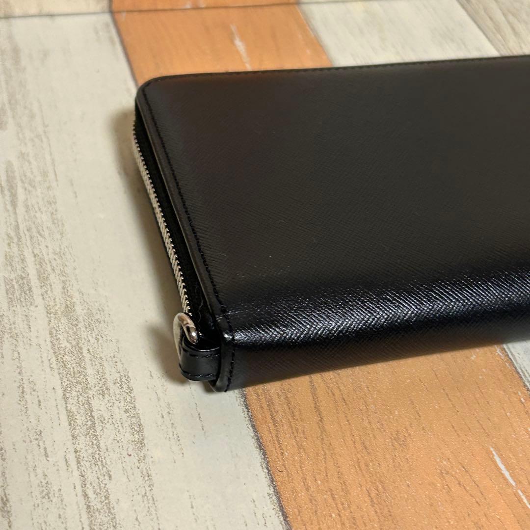 【Roen】ロエン　大容量長財布　レザー　ブラック　クラッチバッグ