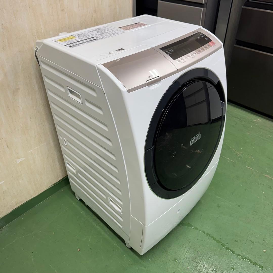 207 送料設置無料★日立　ドラム式洗濯機　11㌔乾燥機能付き　冷蔵庫