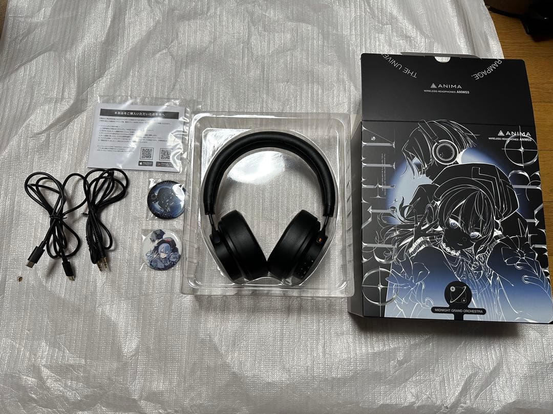 Midnight Grand Orchestra ヘッドホン 缶バッチ二つ付き