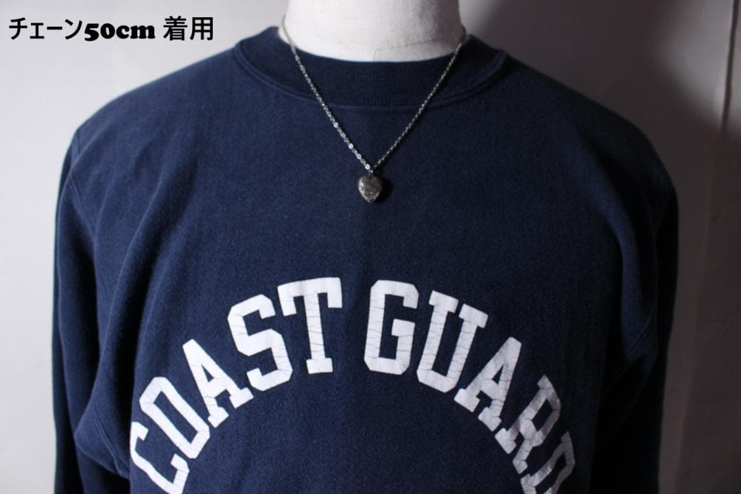 30s　スウィートハートジュエリー 　唐草 古着　渦巻　チャーム 波　NAVY