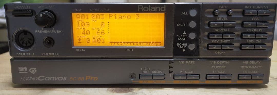 ローランド DTM-88PW SOUND Canvas SC-88pro