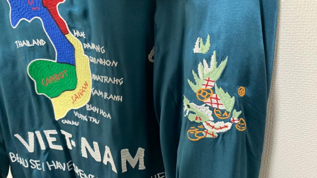 HOUSTON レーヨン ベトジャン (ヒューストン ベトナムジャケット