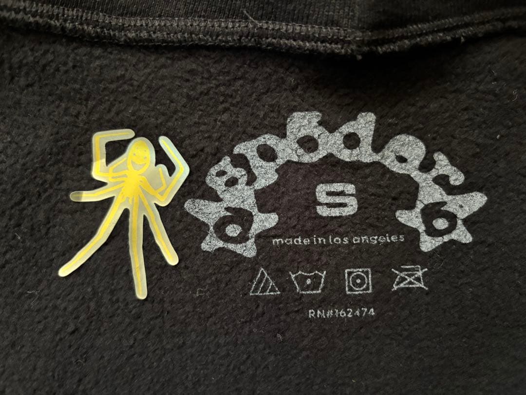 sp5der 星柄プリント フード付きパーカー　新品 Sサイズ