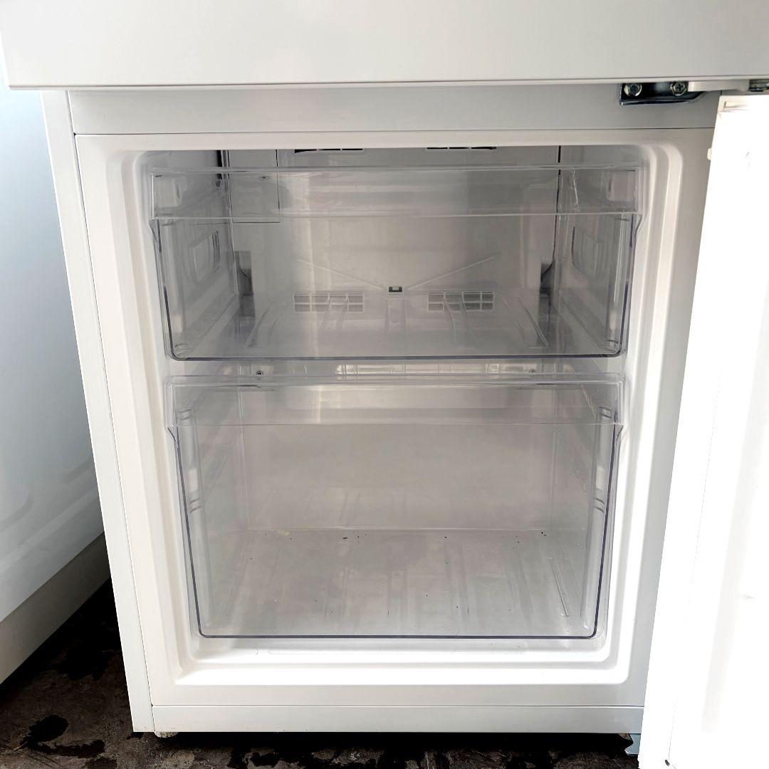 配送設置無料！純正Haier・comfeeおしゃれホワイト2点セット完動超美品！