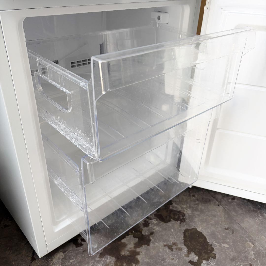 配送設置無料！純正Haier・comfeeおしゃれホワイト2点セット完動超美品！