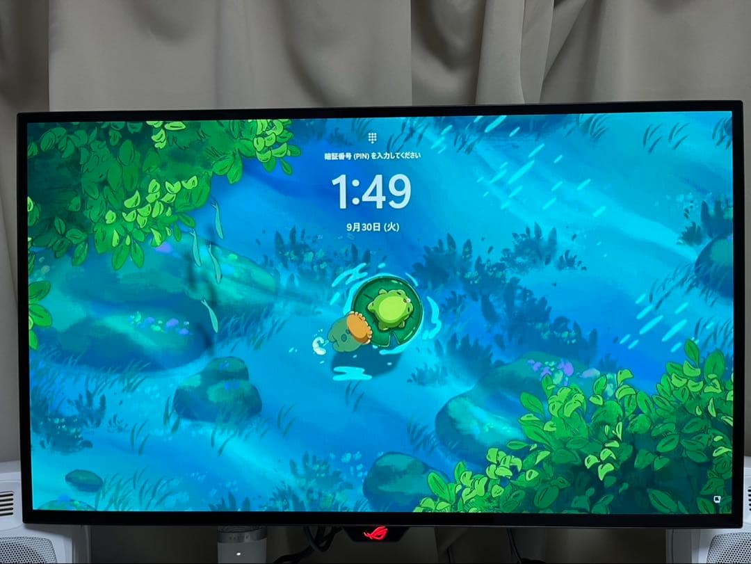 ASUS XG27AQDMG有機EL OLEDゲーミングモニター 2K240Hz