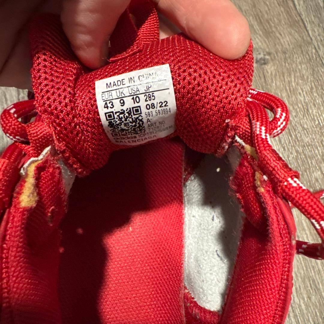 K*O様 Balenciaga Triple S スニーカー 43 レッド
