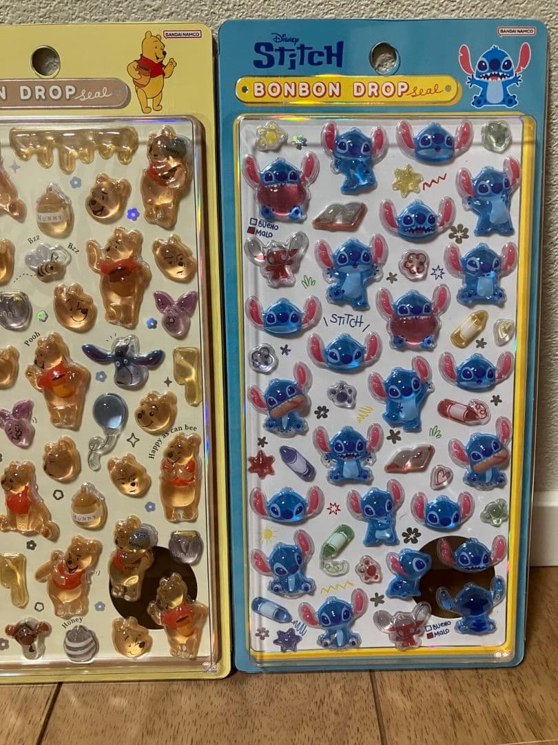 ボンボンドロップシール　ディズニー　クラシック　プリンセス　6種類