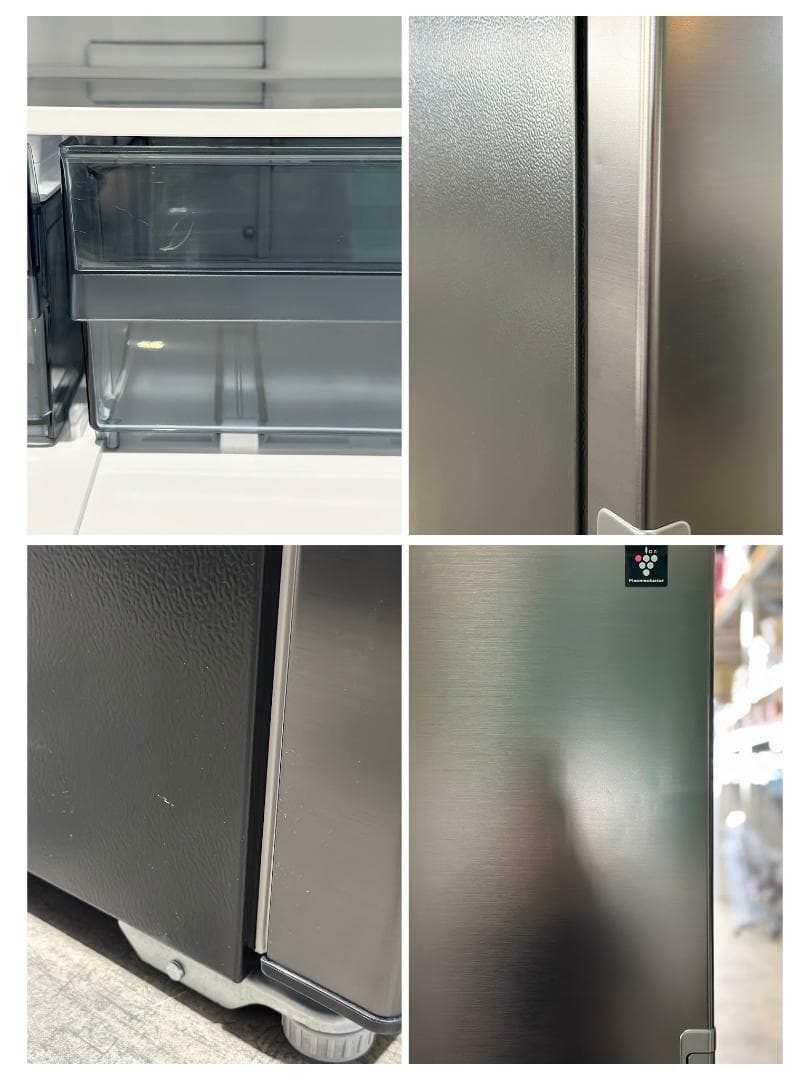 ■シャープ■両開き冷蔵庫　SJ-PW37K-H　374L　3ドア　2024年製