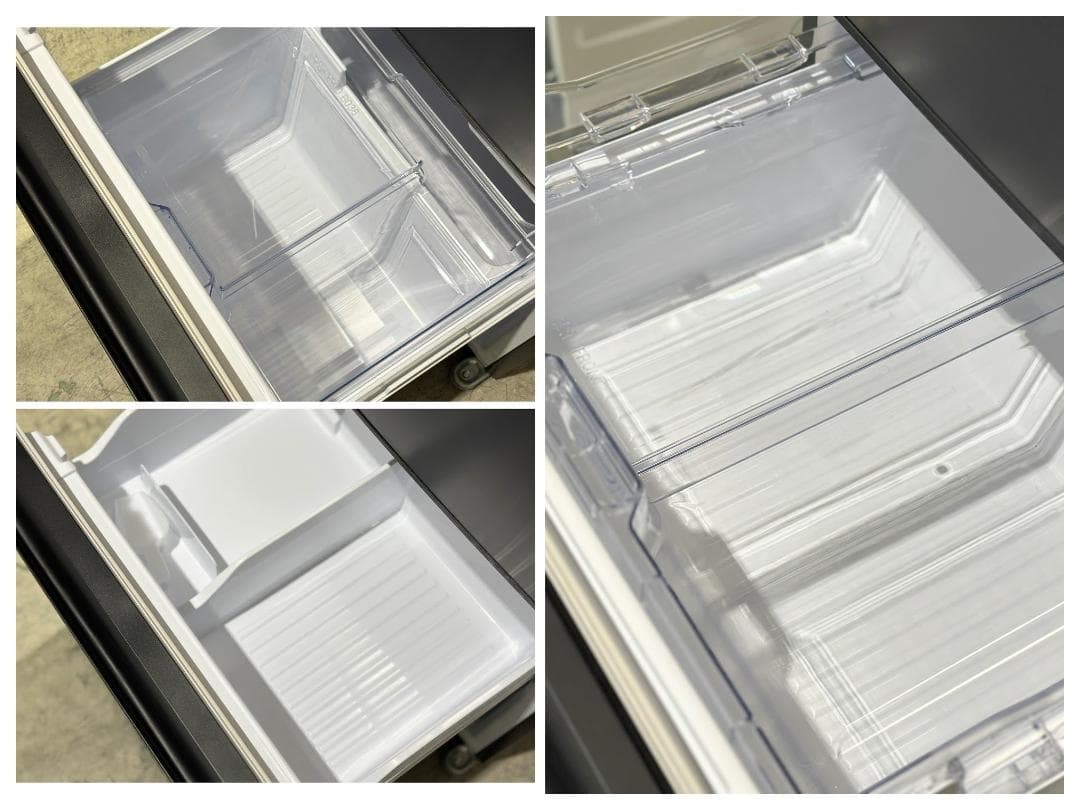 ■シャープ■両開き冷蔵庫　SJ-PW37K-H　374L　3ドア　2024年製