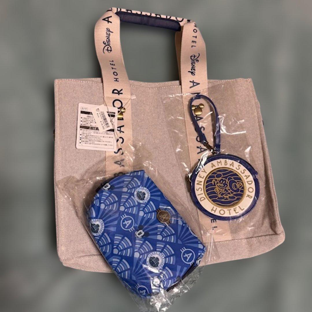未使用新品タグ付きディズニーアンバサダーホテルトートバッグ宿泊者限定