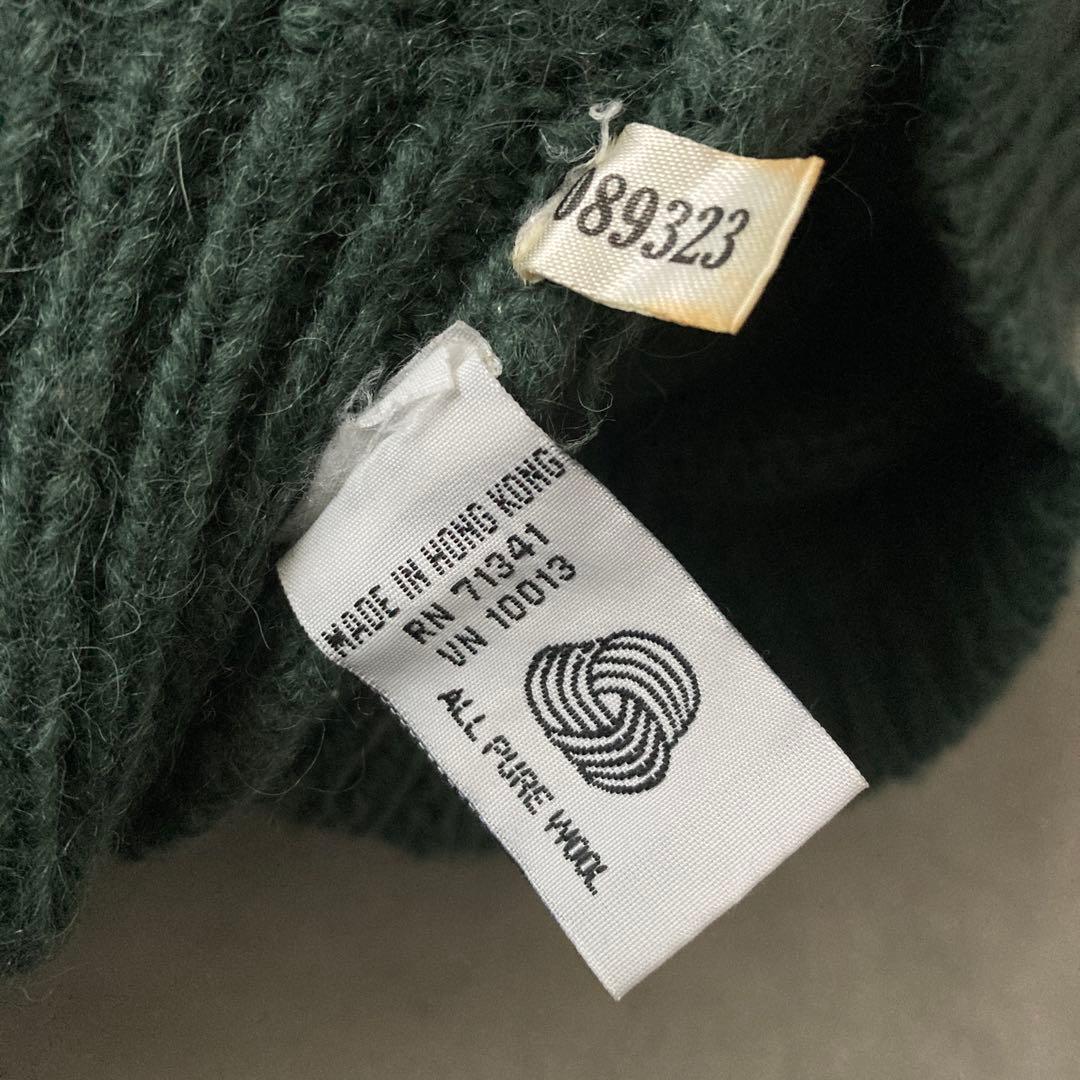 トップス 1980s L.L.Bean HALF ZIP WOOL KNIT