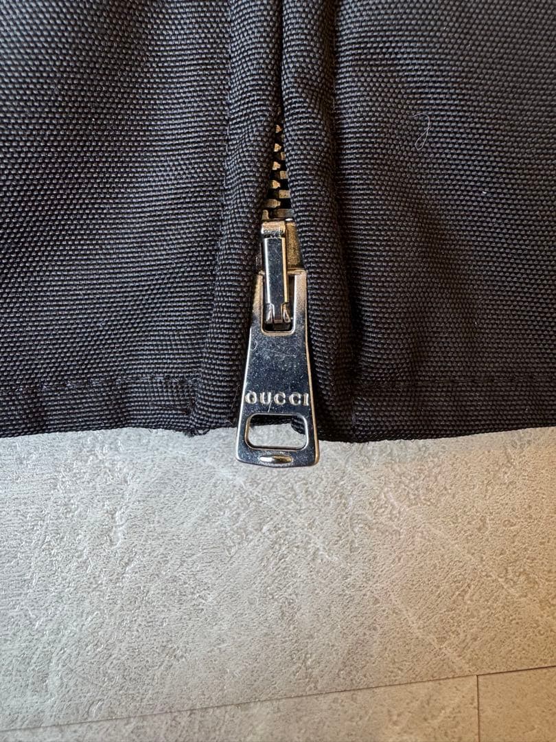 お値下げしました！グッチ レザーパッチ ジャケット ブラック 牛革 イタリア製