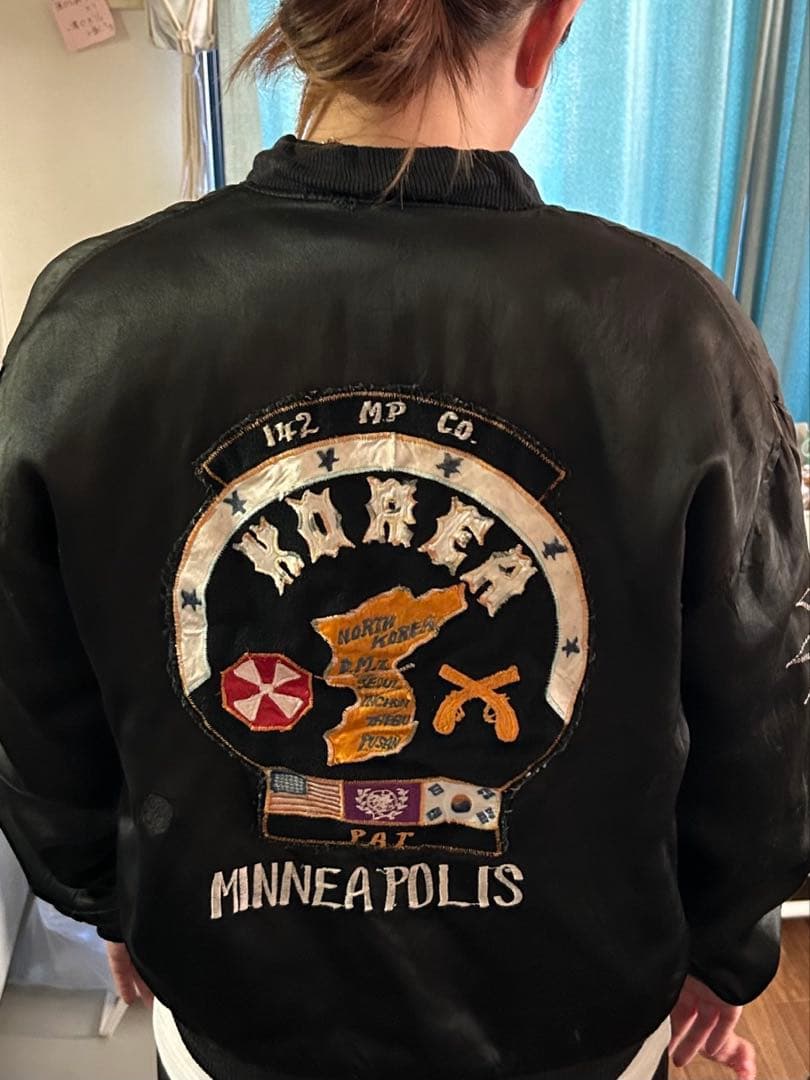40s 50s スカジャン　コリジャン　スーベニアジャケット　ミリタリー