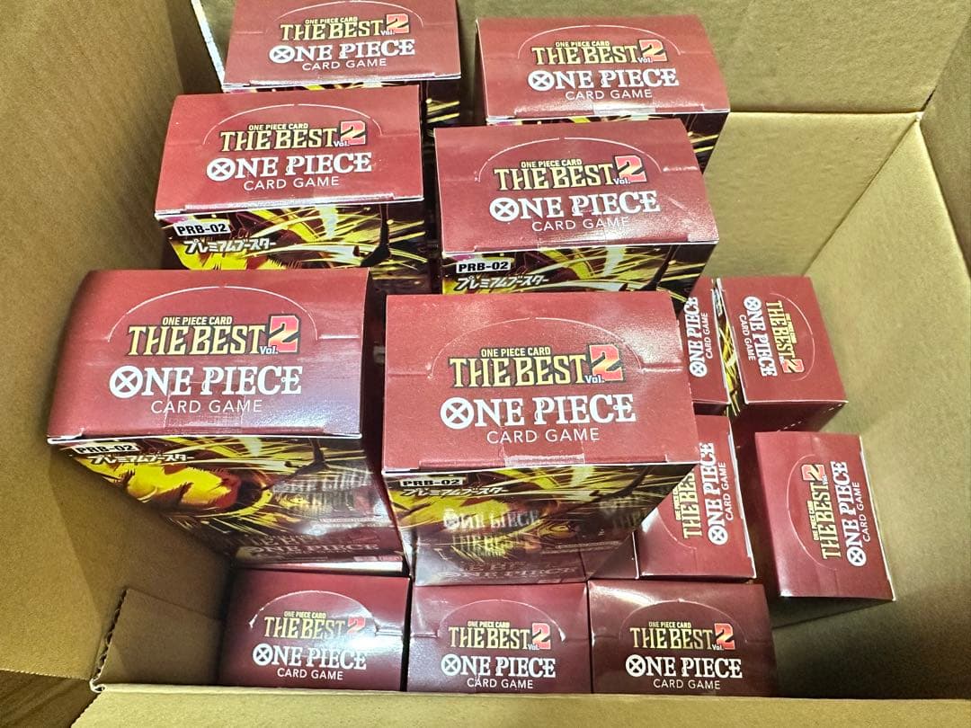 ワンピースカードゲーム PRB-02 テープ付きの未開封 20BOXヨドバシ購入