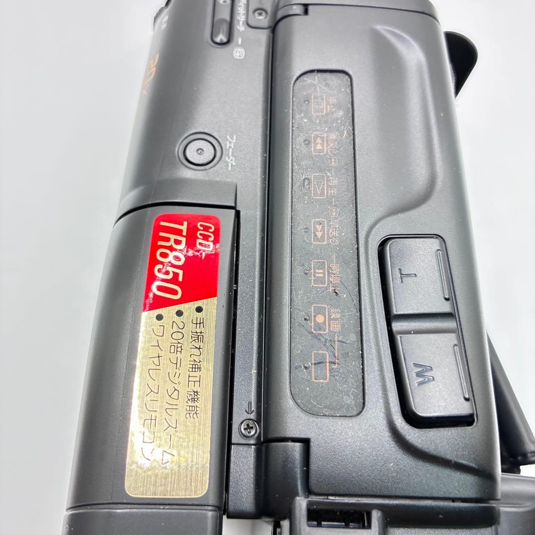 SONY　CCD-TR850　Hi8 8mmテープ対応ビデオカメラ