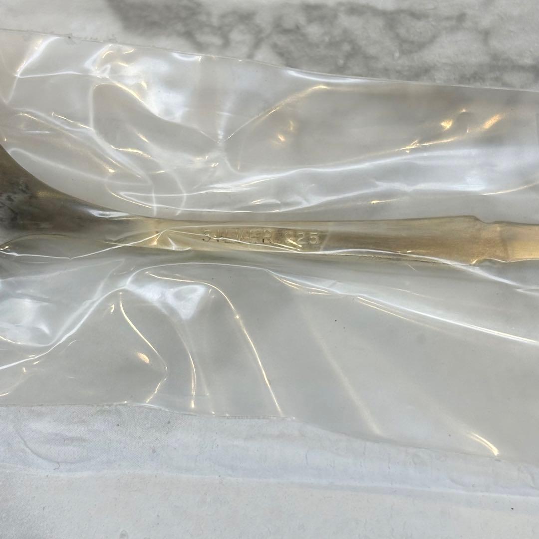 シルバー925 スプーン 4本セット 銀製 カトラリー 箱付き