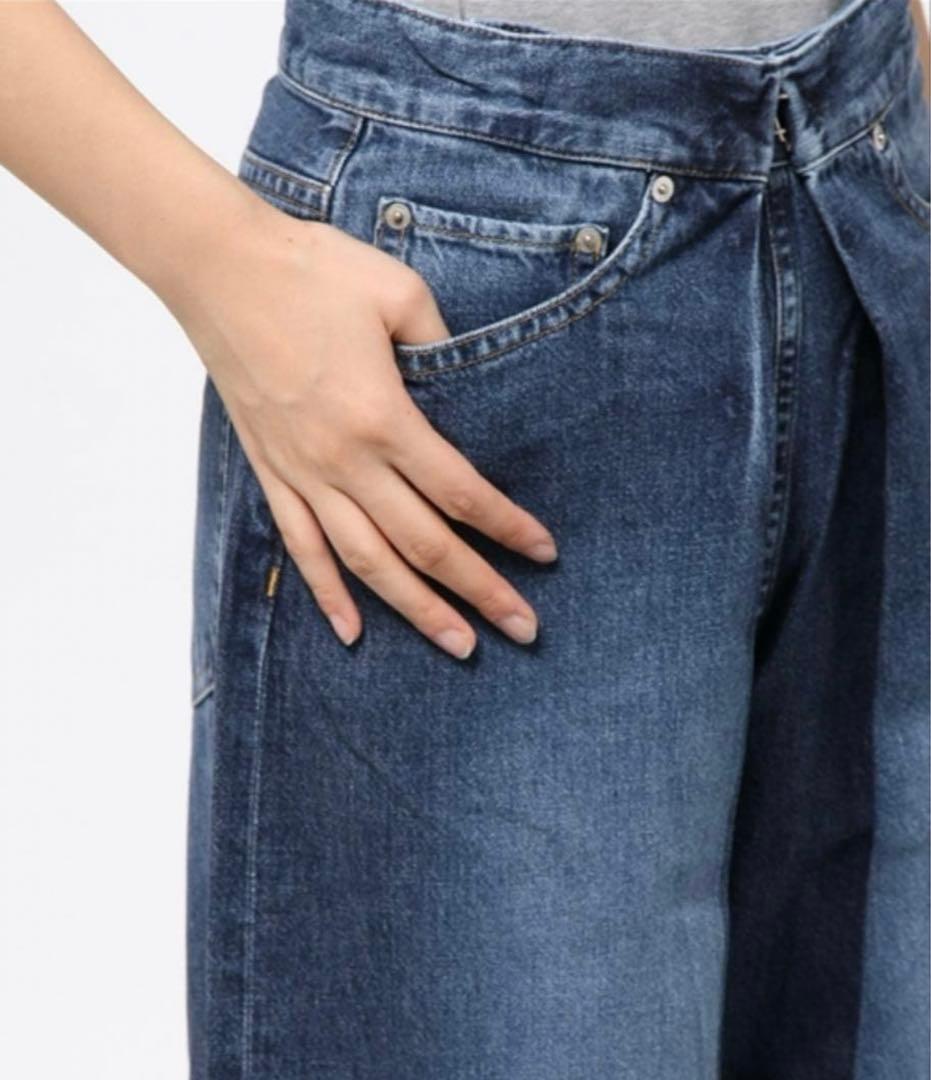 JOHNLAWRENCESULLIVAN ワイドデニムパンツ