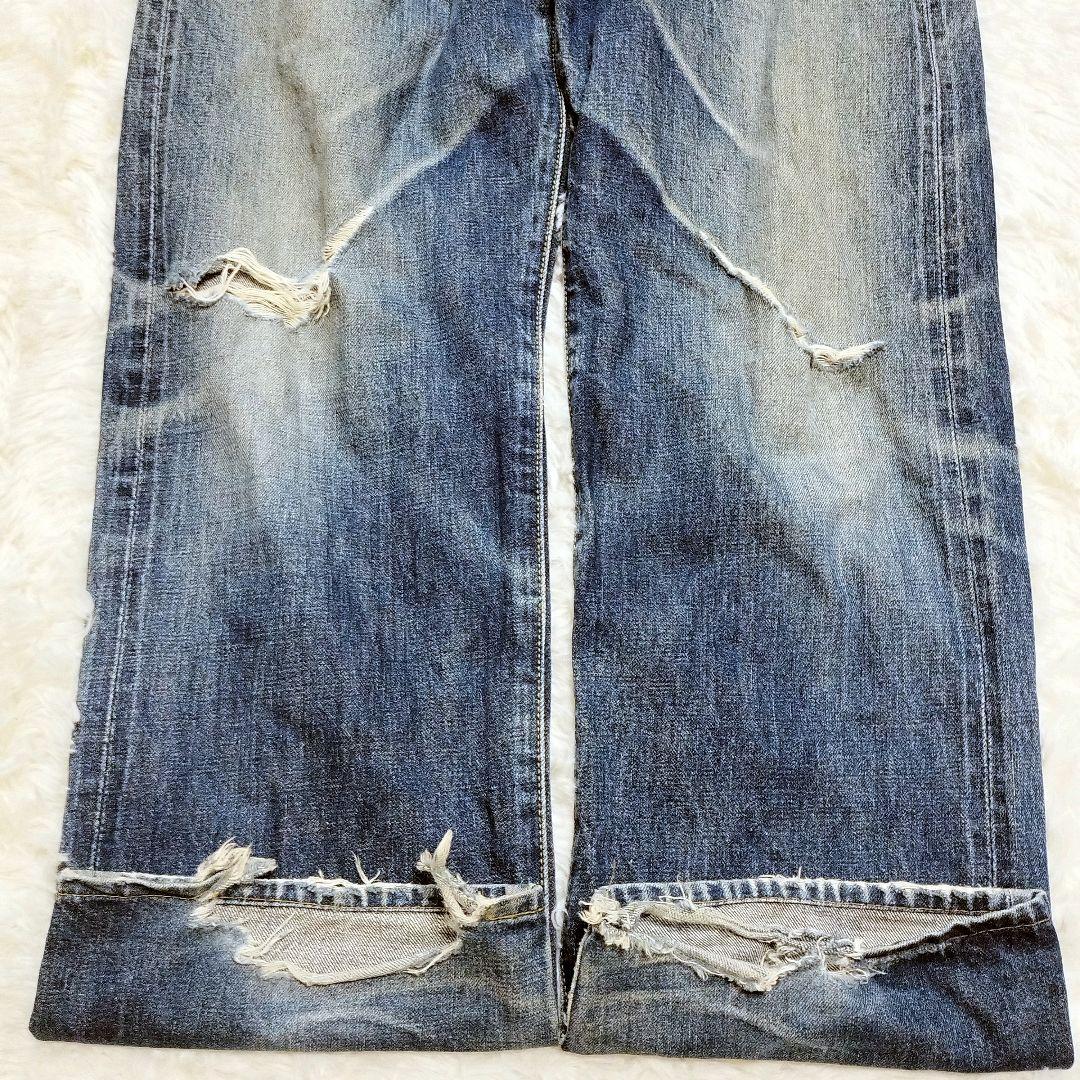 リーバイス 702XX 赤耳 ビッグE 日本製 シンチバック デニム W32