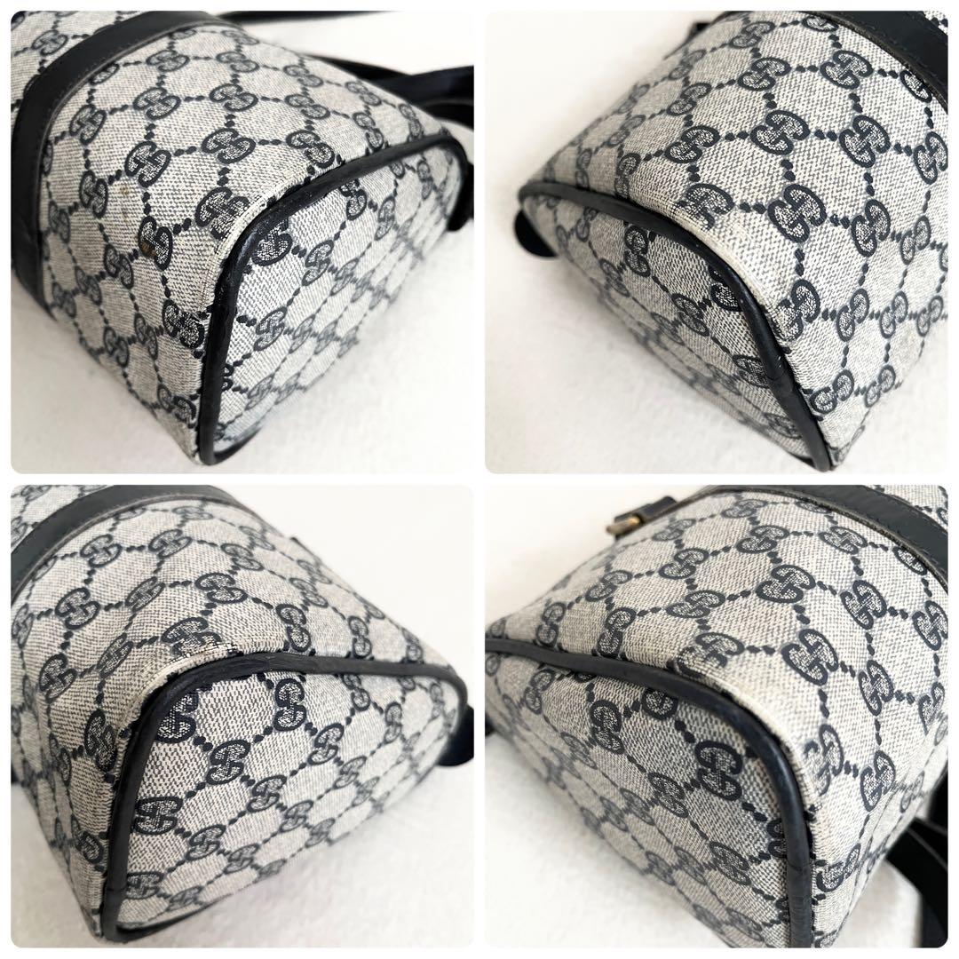 希少✨GUCCIヴィンテージ ボストンバッグ シェリーライン GG柄