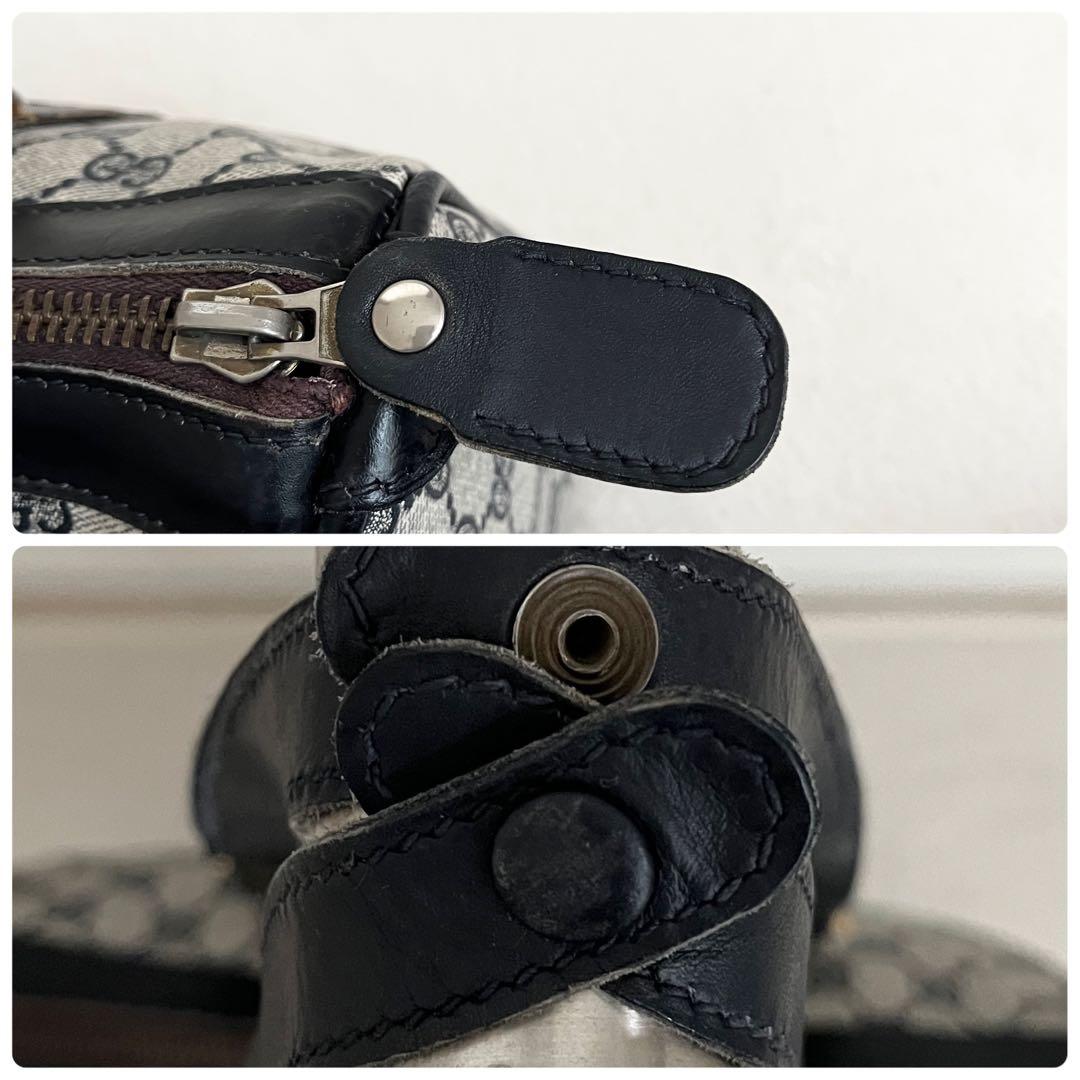 希少✨GUCCIヴィンテージ ボストンバッグ シェリーライン GG柄