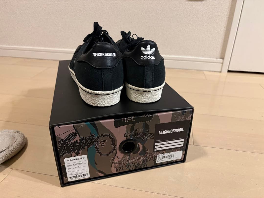 NEIGHBORHOOD adidas Superstar ブラック