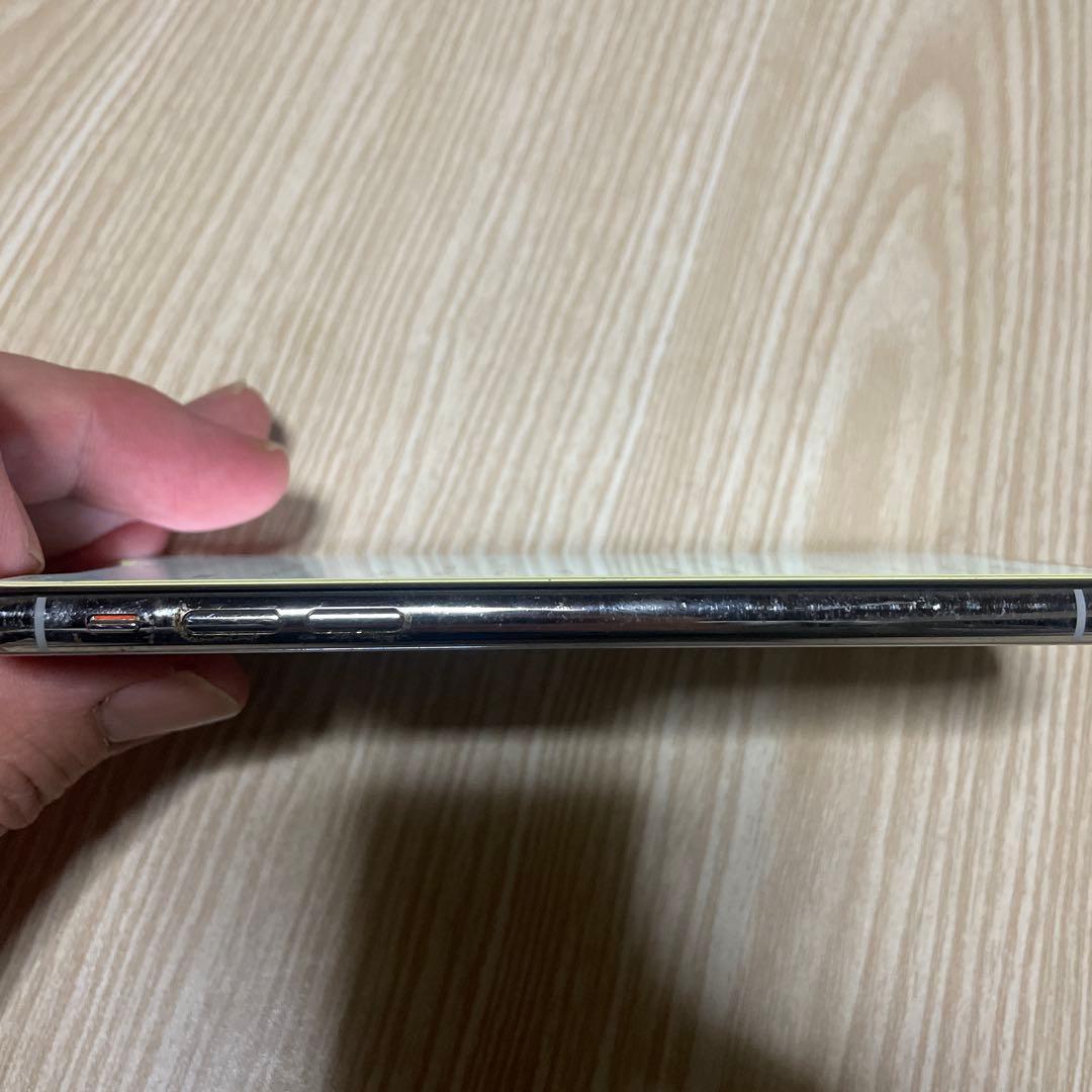 Apple iPhone X シルバー 本体 透明ケース付き