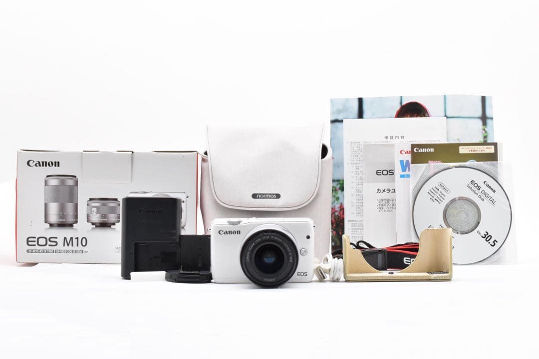 【美品】キヤノン CANON EOS M10 15-45mm IS STM