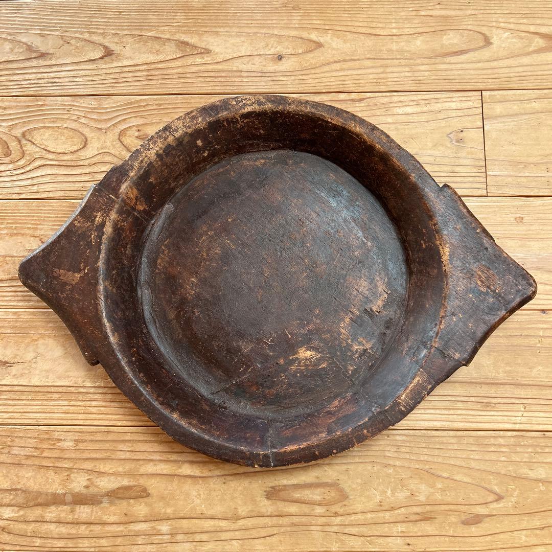 アンティークウッドボウル　アンティークこね鉢