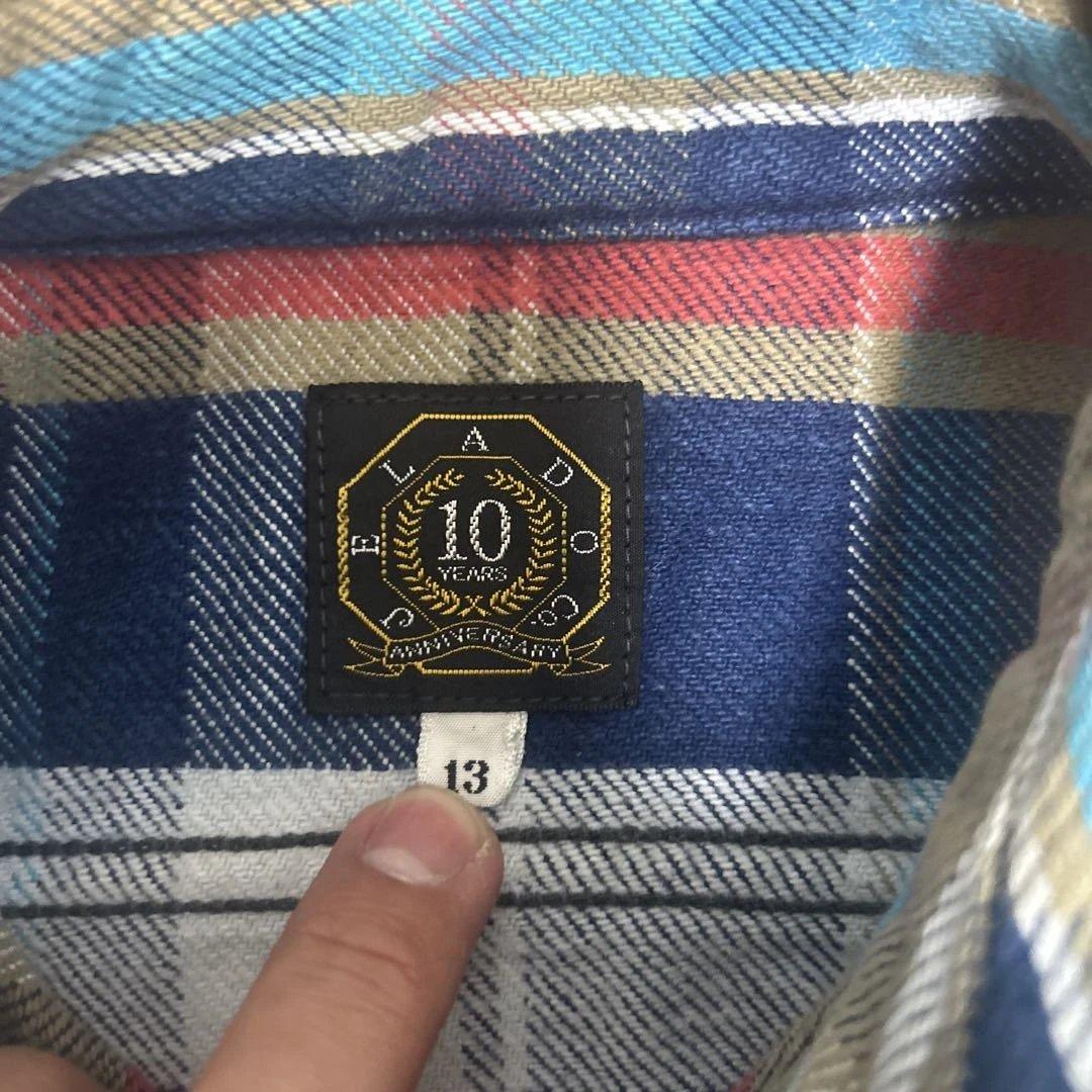 シュガーさん 10周年記念品　JELADO ヘビーネルシャツ　Sサイズ