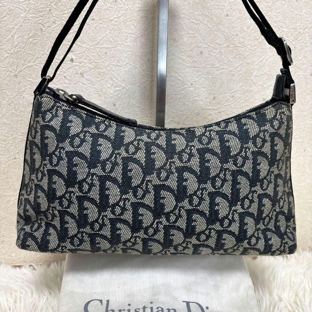 クリスチャンディオール アクセサリーポーチ バッグ トロッター柄 保存袋付き