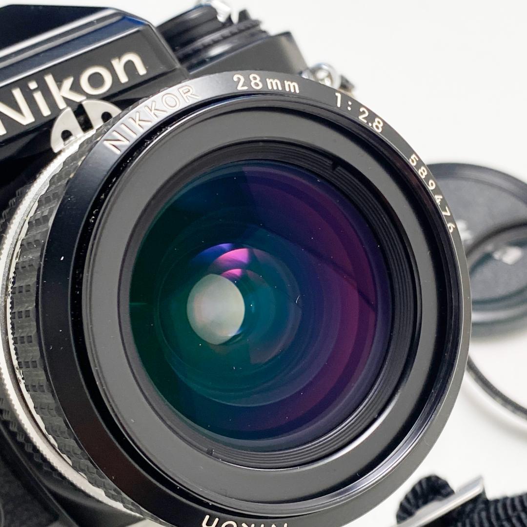 特価 ニコン Nikon FE ブラック 28mm F2.8 セット