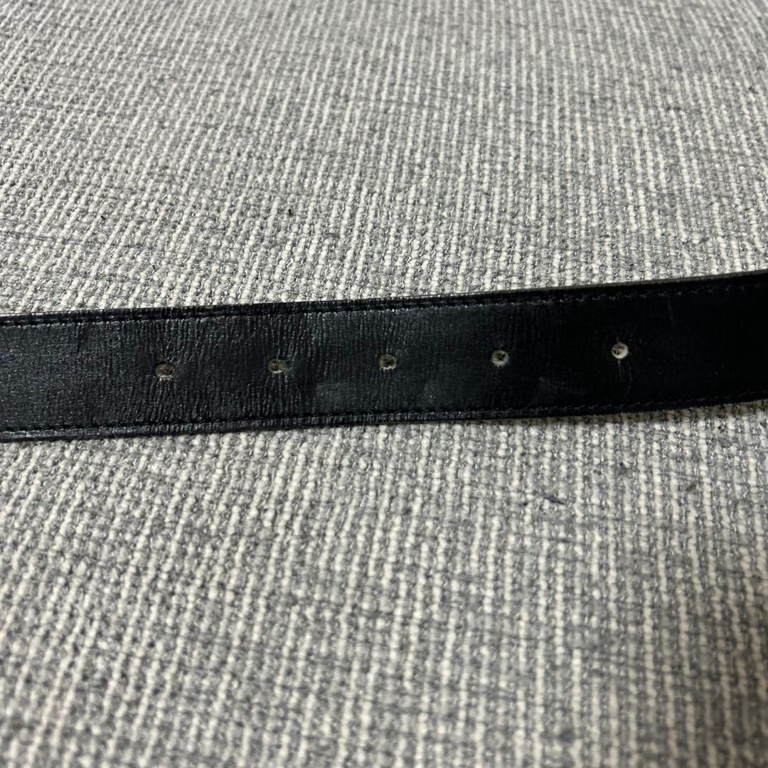 【きざき】CHANEL ブラックレザーベルト サイズ65
