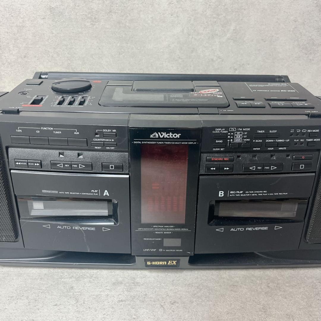 Victor ビクター CDラジカセ G-HORN EX RC-X90 再生可