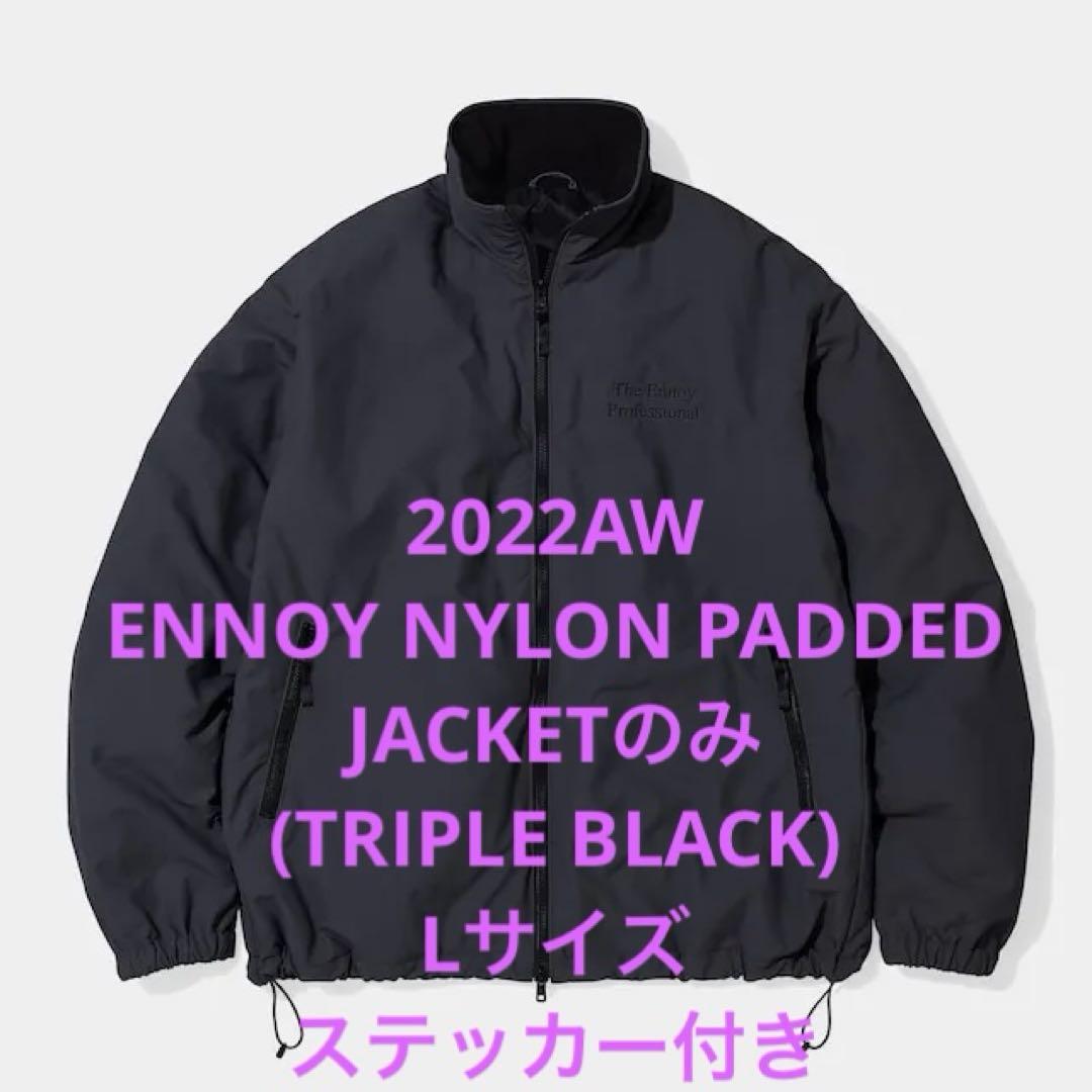 ジャケット・アウター 2022AW ENNOY NYLON PADDED JACKET(BLACK)
