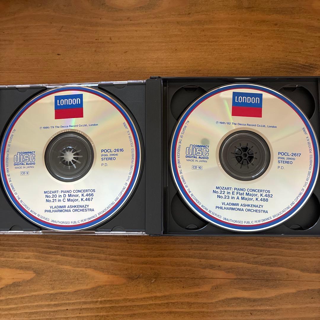 アシュケナージ/モーツァルト： ピアノ協奏曲全集　12CD+特典盤1CD