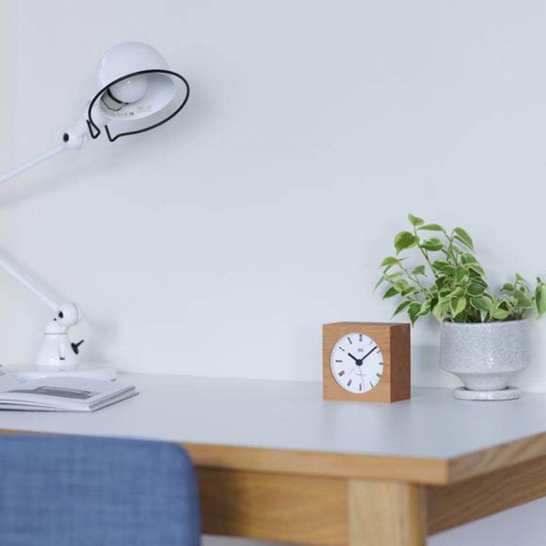 IDÉE TIMING ナチュラルウッド 置時計
