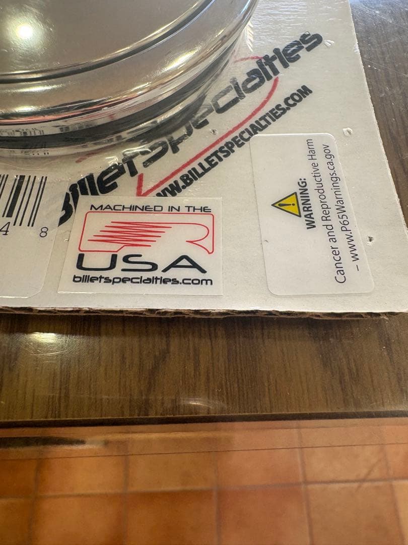 Billet Specialties ホーンボタン ポリッシュ仕上げ